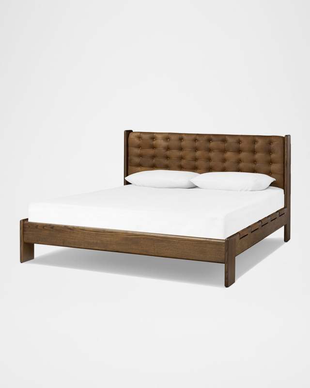 Halston Tufted Leather